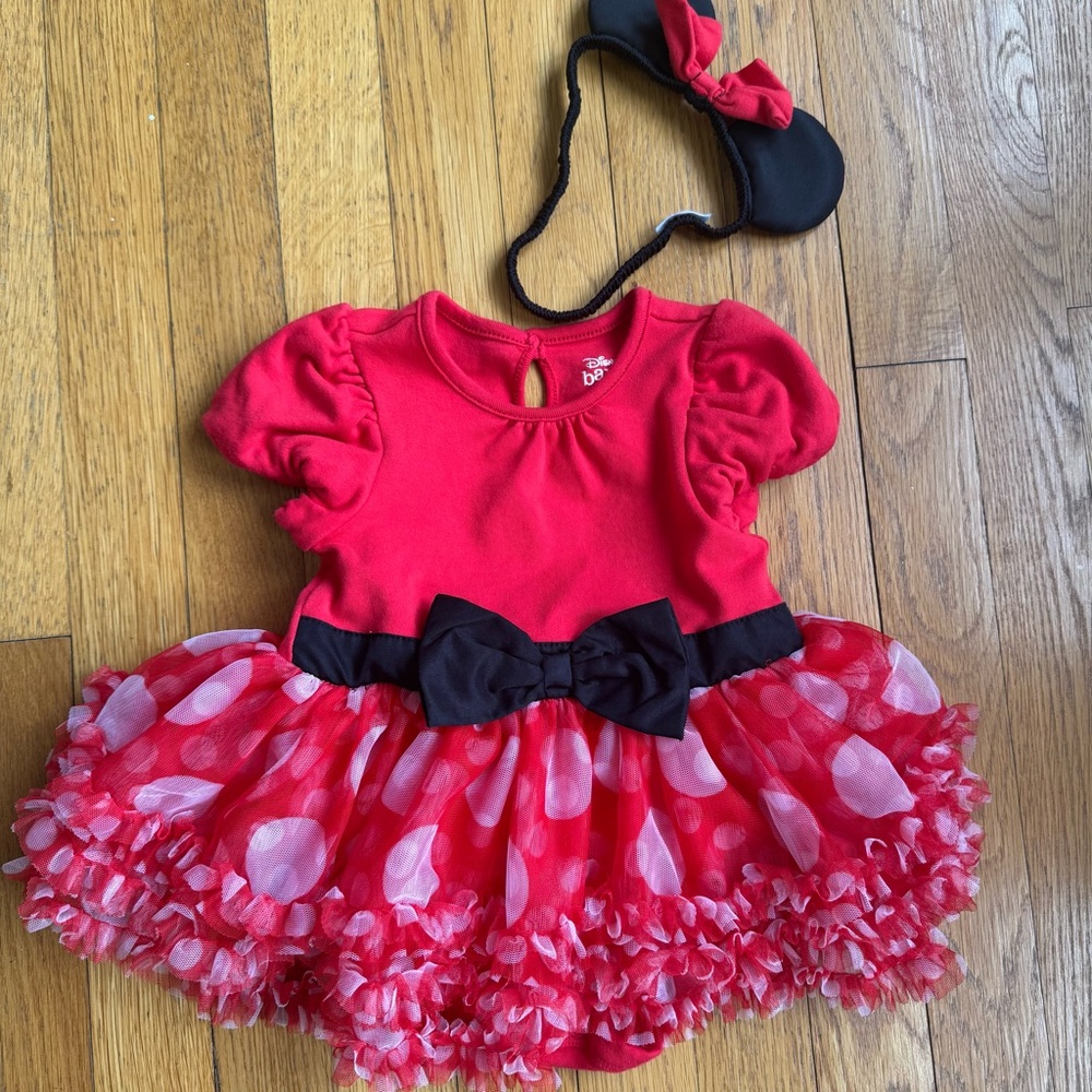 Disney Red and Black Minnie Mouse Halloween Costume